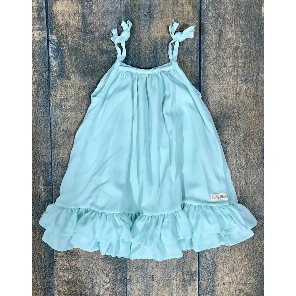 Nelly Madison Girls Size 6 Mint Green Katie Dress! Handmade!